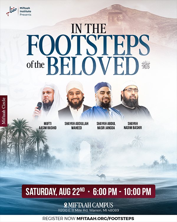 Rusoom event flyer design — In the Footsteps of the Beloved