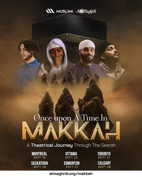 Rusoom event flyer design — Once Upon a Time in Makkah