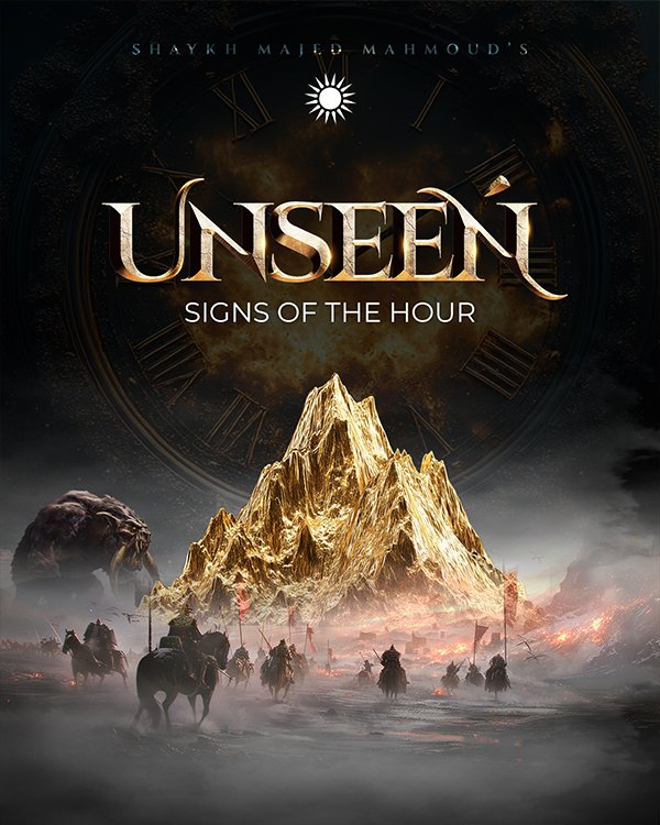 Rusoom event flyer design — Unseen Signs of the Hour
