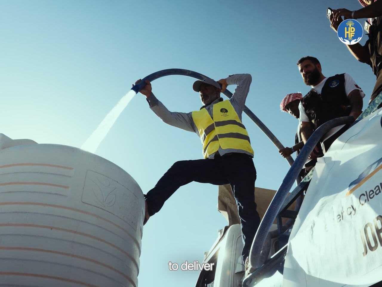 Still frame from the Arman x DT Water film