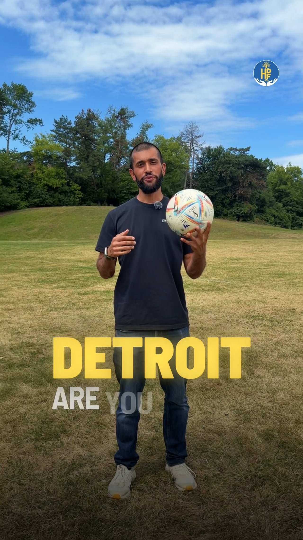 Still frame from the Detroit Kicks Invitation film