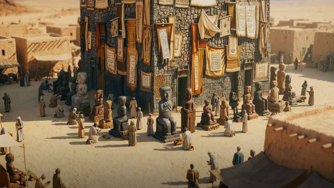 Still frame from the Mercy to Mankind trailer
